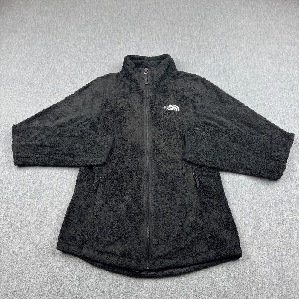 The North Face Osito Jacket Womens XS Black Soft Fleece Full Zip Outdoors Casual